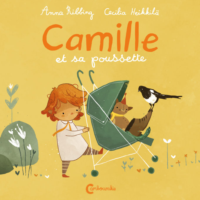 Camille et sa poussette Ribbing Heikkila